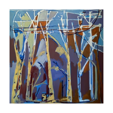 Erin Mcgee Ferrell 'Trees & Wires Ii' Canvas Art,24x24
